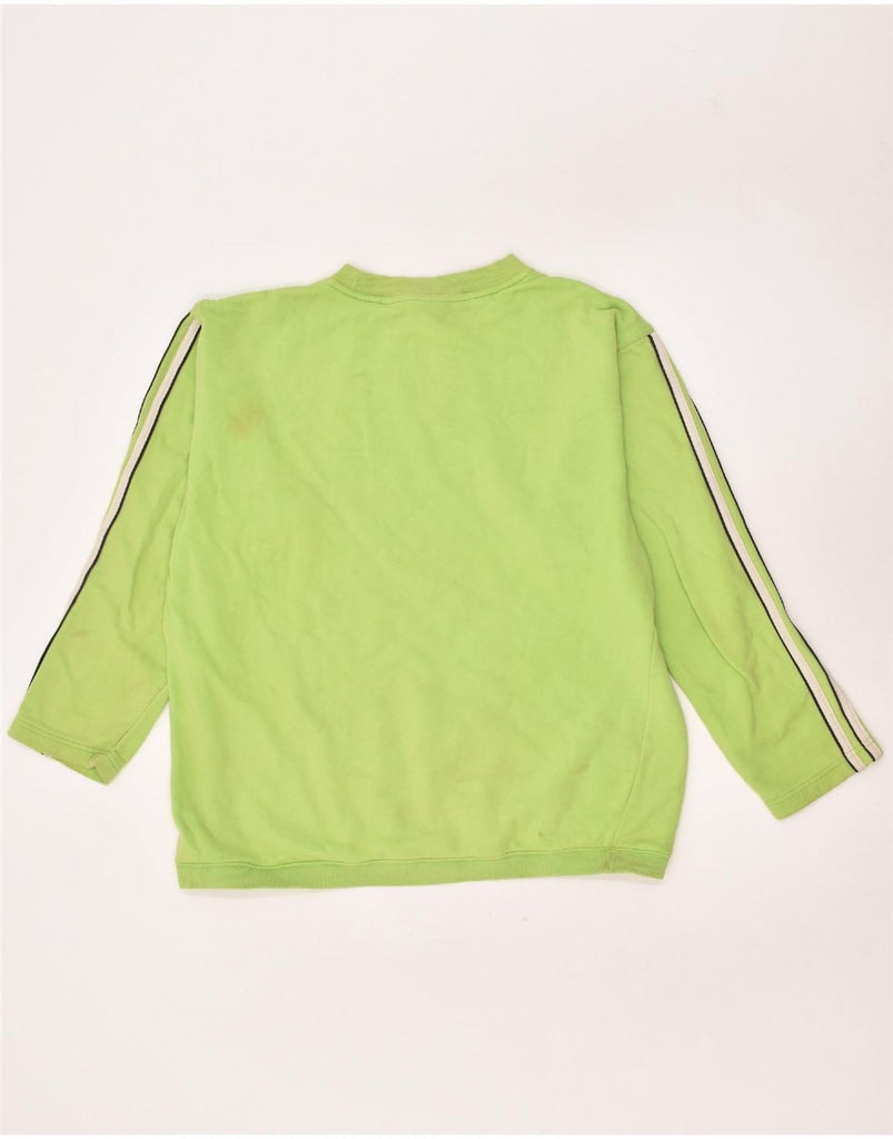 ADIDAS Womens Loose Fit Sweatshirt Jumper UK 18 XL Green Cotton | Vintage Adidas | Thrift | Second-Hand Adidas | Used Clothing | Messina Hembry 