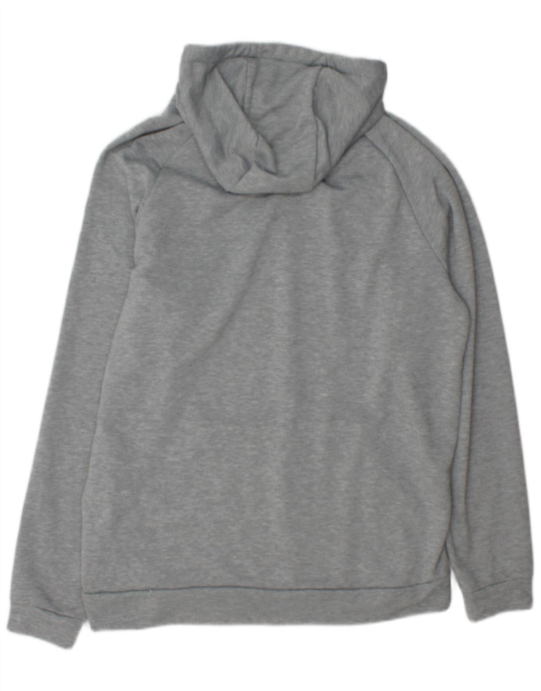 Nike Mens Dri Fit Graphic Hoodie Jumper Large Grey Flecked Polyester