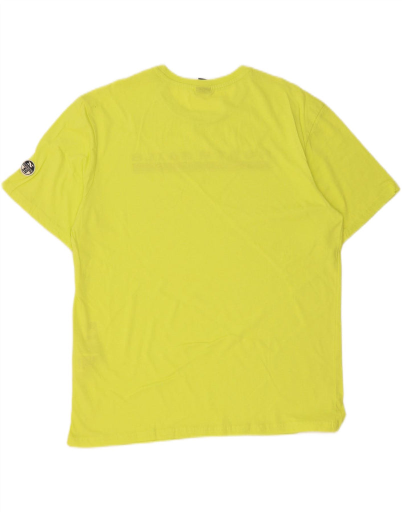 NORTH SAILS Mens Graphic T-Shirt Top XL Yellow Cotton Vintage North Sails and Second-Hand North Sails from Messina Hembry 