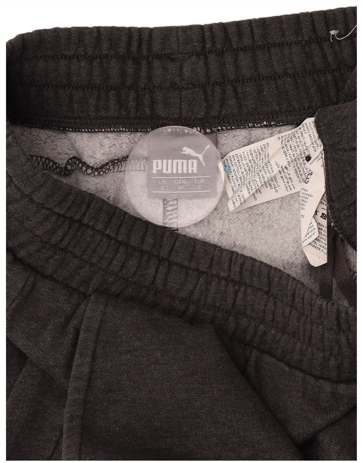 Puma Mens Tracksuit Trousers Joggers Small Grey Cotton