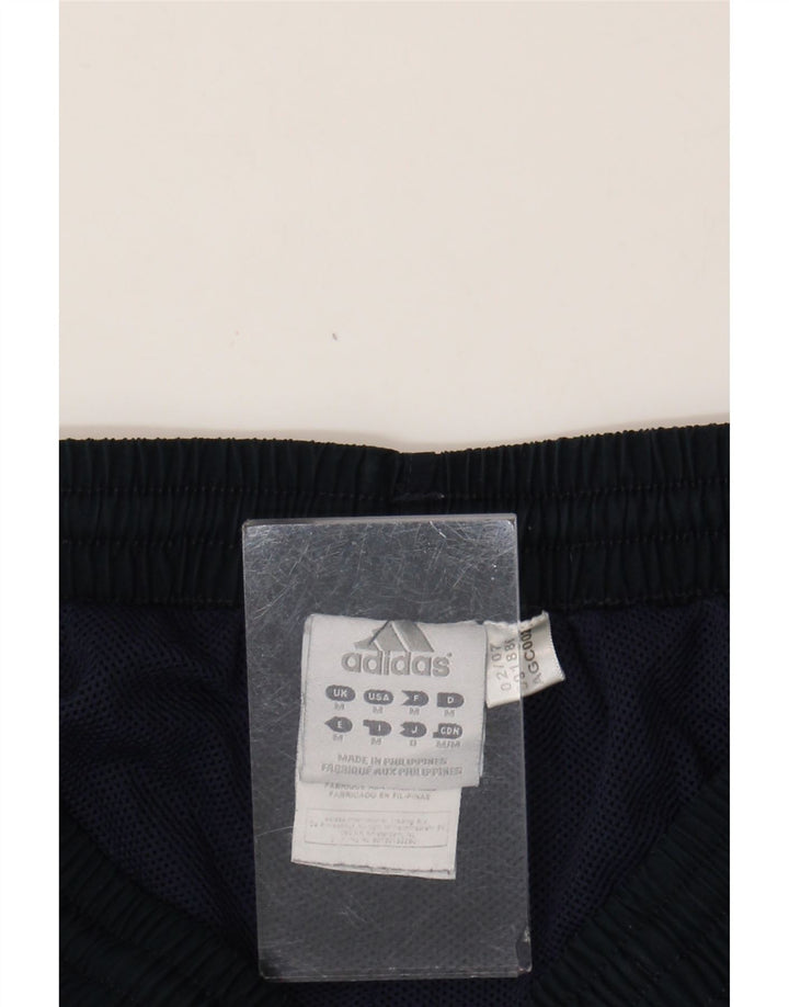 Adidas Womens Tracksuit Trousers Joggers UK 12 Medium Navy Blue Polyester