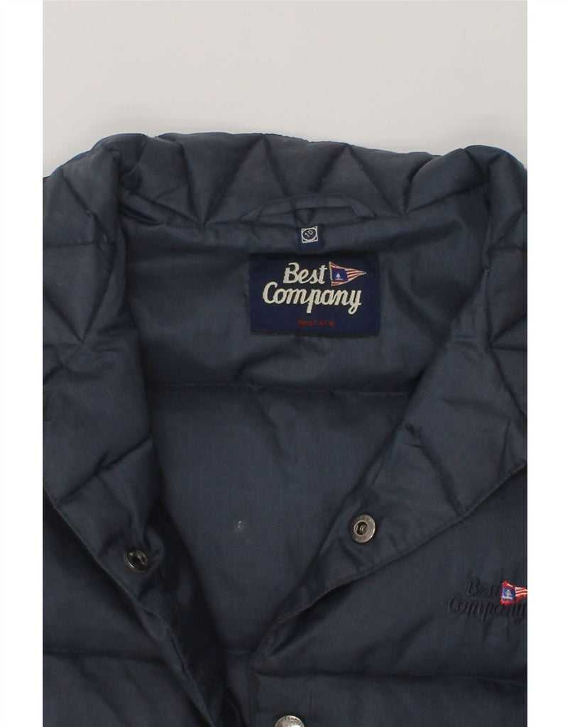 BEST COMPANY Boys Padded Gilet 9-10 Years Navy Blue Nylon | Vintage Best Company | Thrift | Second-Hand Best Company | Used Clothing | Messina Hembry 