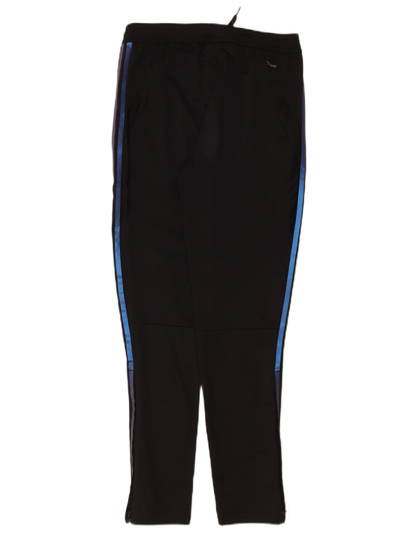 Adidas Boys Climacool Tracksuit Trousers 13-14 Years Black Polyester