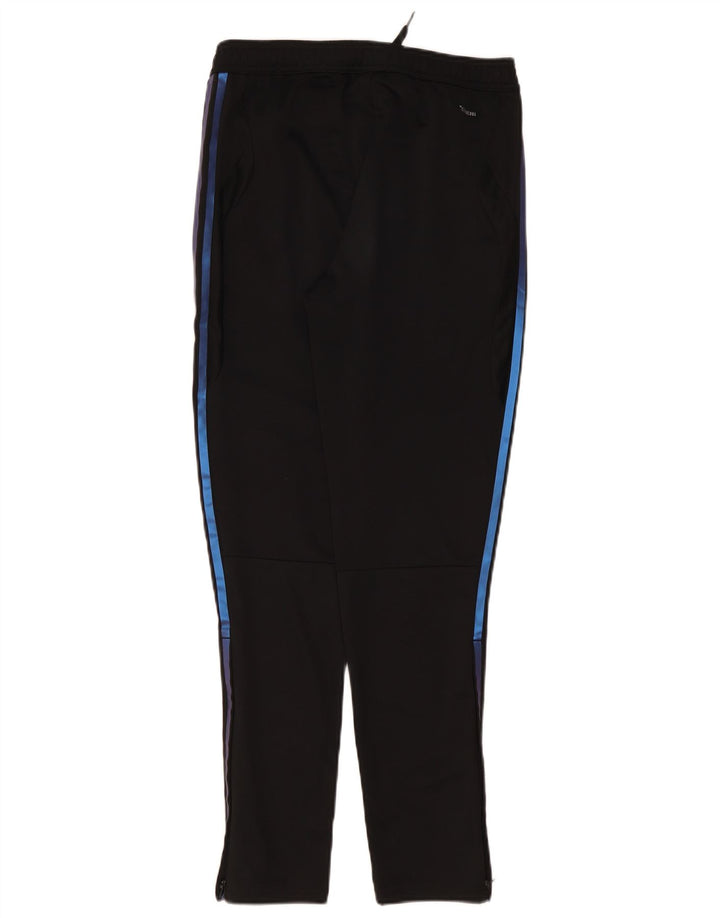 Adidas Boys Climacool Tracksuit Trousers 13-14 Years Black Polyester