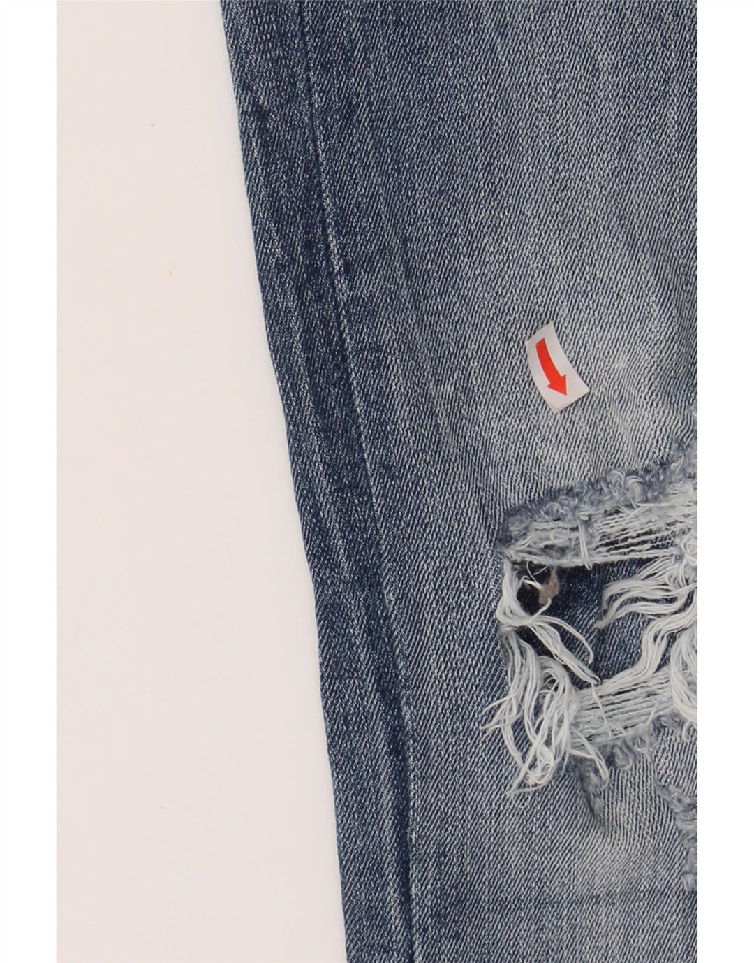 JACK & JONES Mens GLENN Distressed Slim Jeans W27 L32 Blue Cotton Vintage Jack & Jones and Second-Hand Jack & Jones from Messina Hembry 