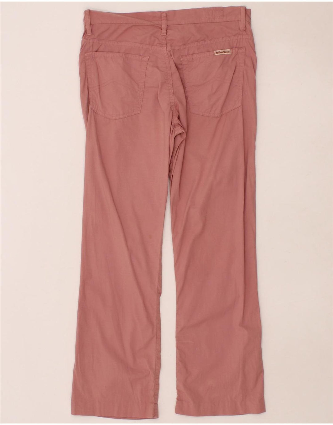 MARLBORO CLASSICS Womens Straight Casual Trousers W29 L27 Pink Cotton Vintage Marlboro Classics and Second-Hand Marlboro Classics from Messina Hembry 