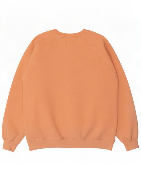 Volcom Womens Graphic Sweatshirt Jumper UK 20 2XL Orange Cotton