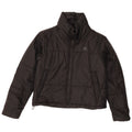 Adidas Womens Graphic Oversized Padded Jacket UK 4/6 XS Black Polyester