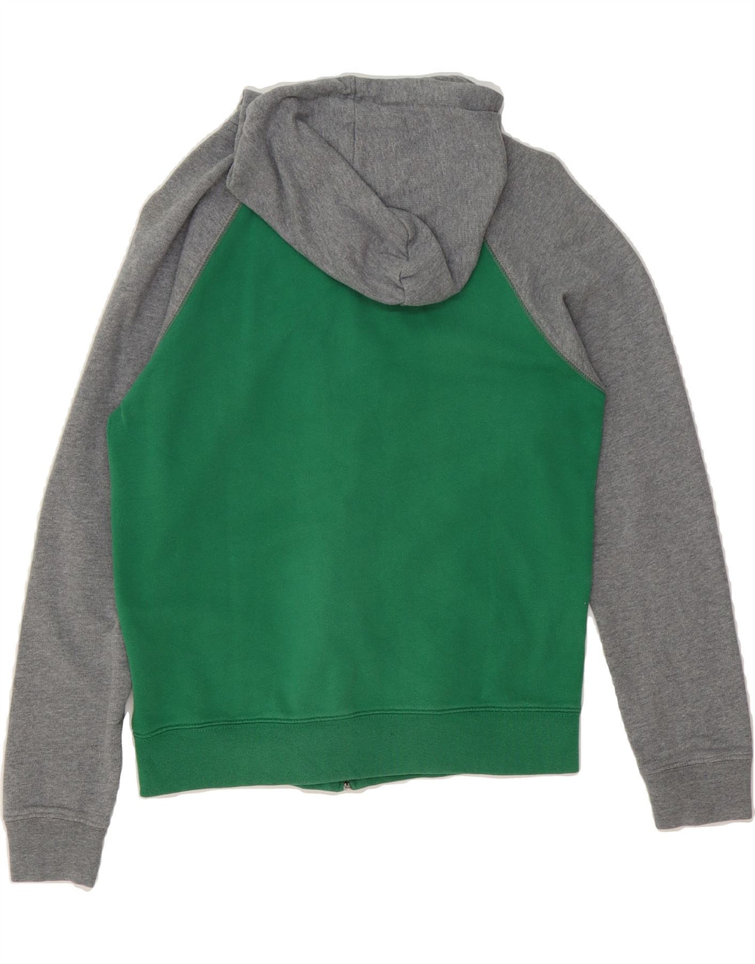 CONVERSE Boys Zip Hoodie Sweater 13-14 Years Green Colourblock Cotton Vintage Converse and Second-Hand Converse from Messina Hembry 