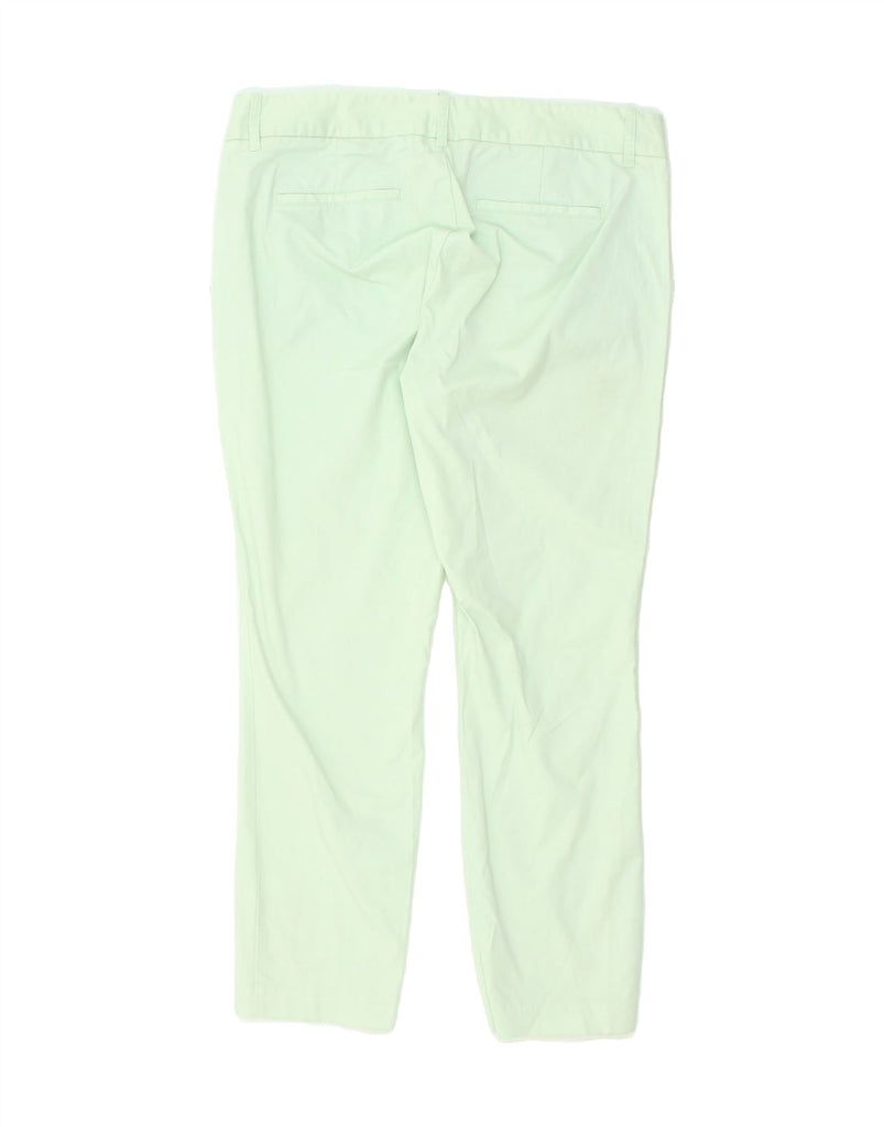 J. CREW Womens Frankie Slim Chino Trousers US 12 Large W34 L26  Green | Vintage J. Crew | Thrift | Second-Hand J. Crew | Used Clothing | Messina Hembry 