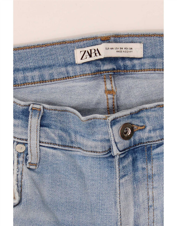 Zara Mens Slim Jeans EU 44 Large W34 L28 Blue