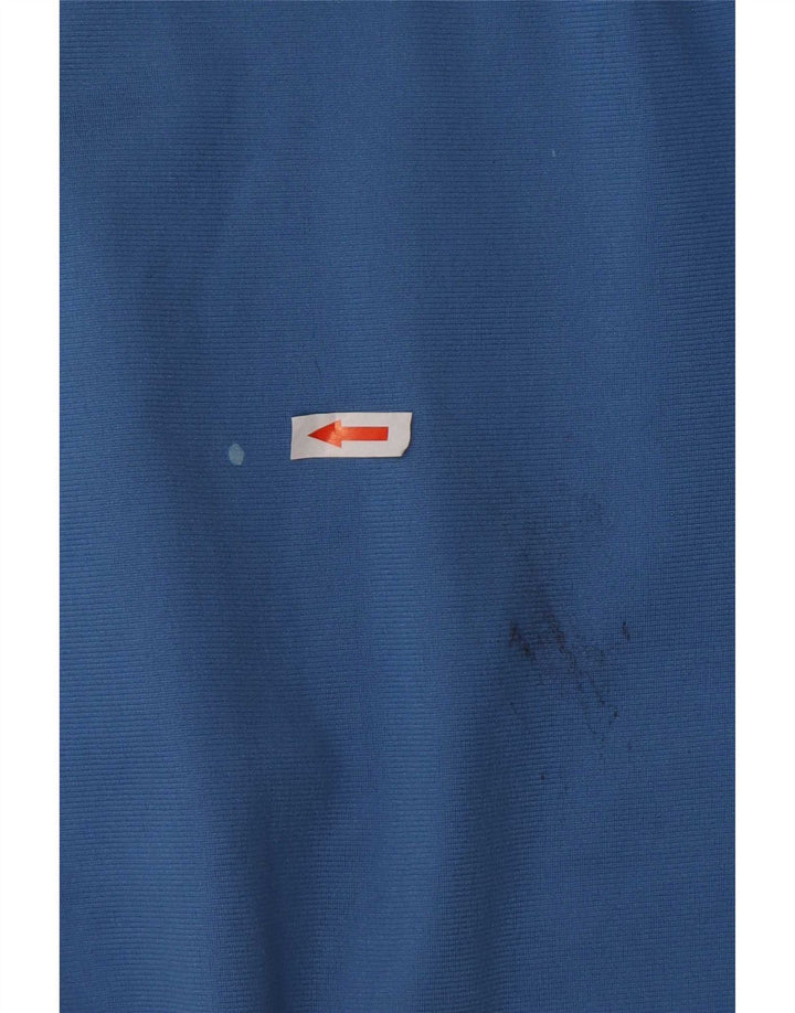 Reebok Mens Tracksuit Trousers Large Blue Colourblock Polyester
