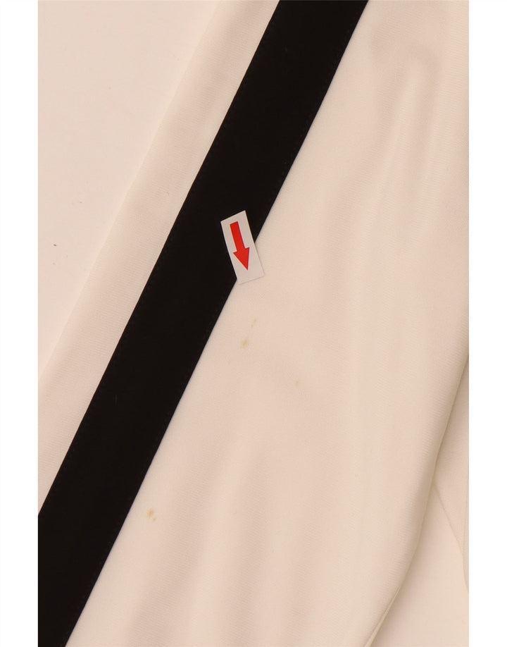 Puma Mens Tracksuit Top Jacket Small White Colourblock Polyester