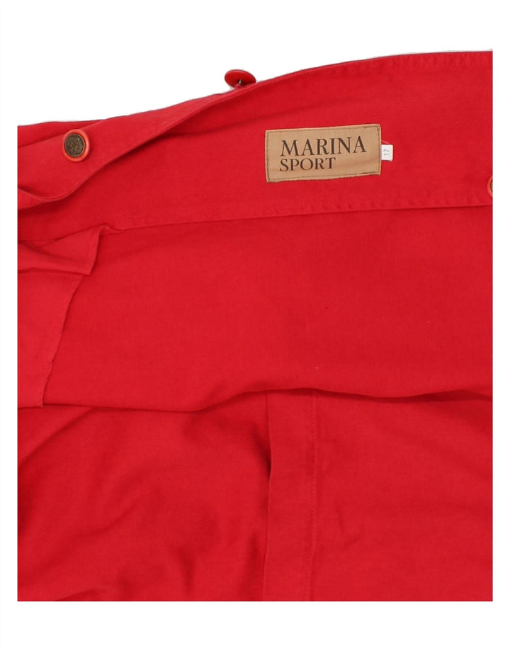 MARINA SPORT Womens 2 Button Blazer Jacket Size 17 Small Red Vintage Marina Sport and Second-Hand Marina Sport from Messina Hembry 