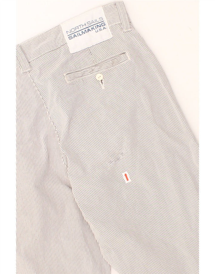 NORTH SAILS Womens Straight Chino Trousers IT 46 Large W34 L32 Grey Vintage North Sails and Second-Hand North Sails from Messina Hembry 