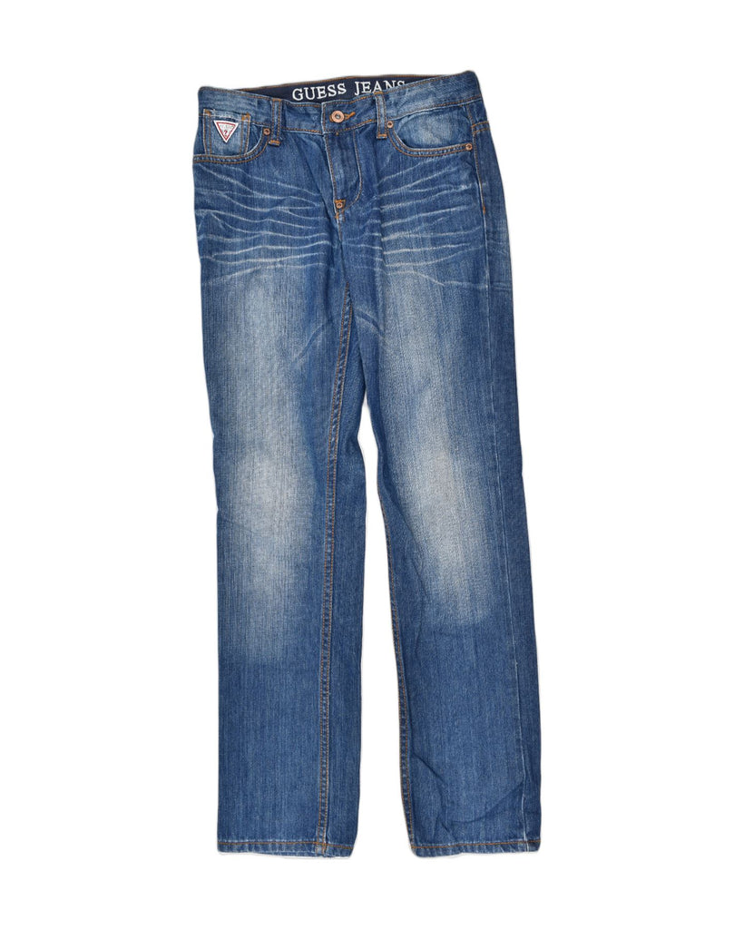 GUESS Boys Straight Jeans 10-11 Years W28 L30 Blue Cotton | Vintage | Thrift | Second-Hand | Used Clothing | Messina Hembry 