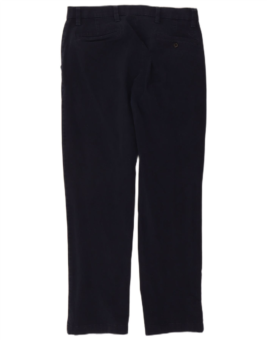 DOCKERS Mens Straight Chino Trousers W32 L30 Navy Blue Cotton