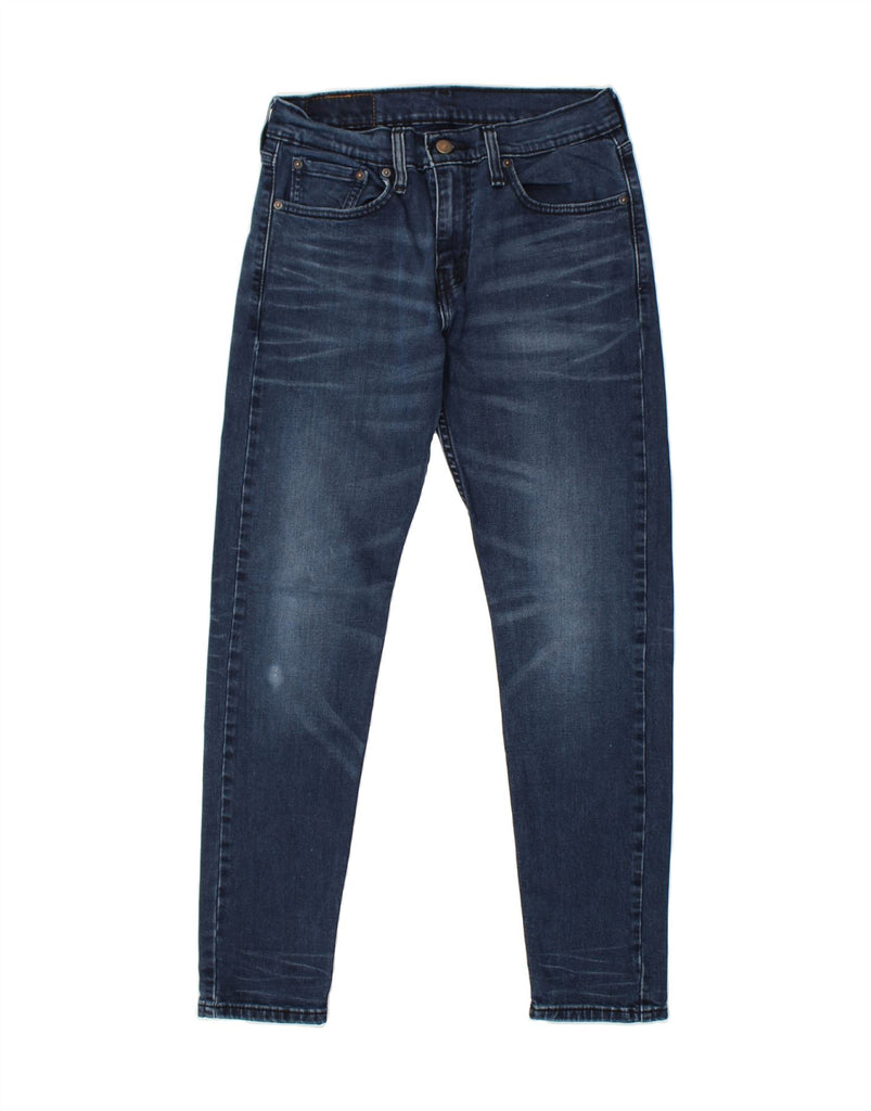 LEVI'S Womens 512 Slim Tapered Jeans W28 L32 Navy Blue Cotton Vintage Levi's and Second-Hand Levi's from Messina Hembry 