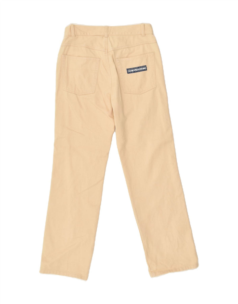 TRUSSARDI JUNIOR Boys Straight Casual Trousers 11-12 Years W26 L27 Beige | Vintage Trussardi Junior | Thrift | Second-Hand Trussardi Junior | Used Clothing | Messina Hembry 