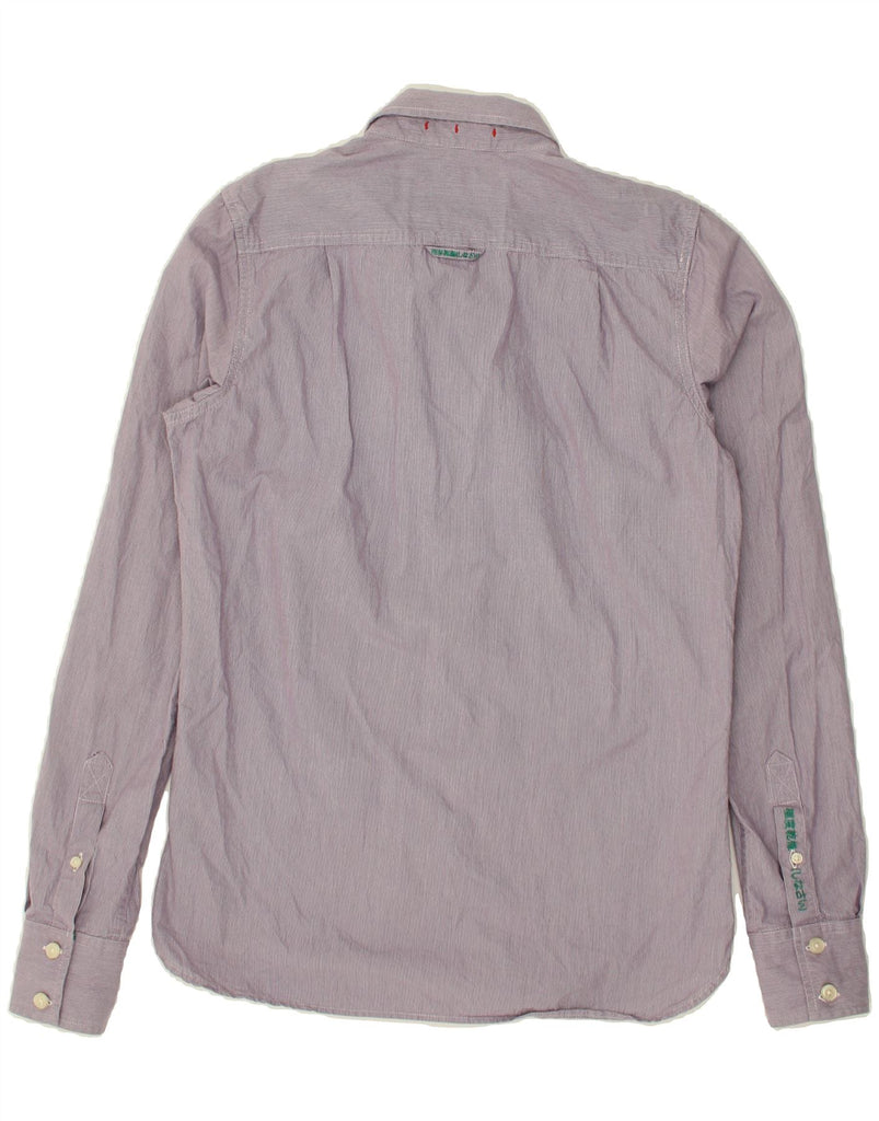 SUPERDRY Mens Shirt Medium Purple Cotton Vintage Superdry and Second-Hand Superdry from Messina Hembry 
