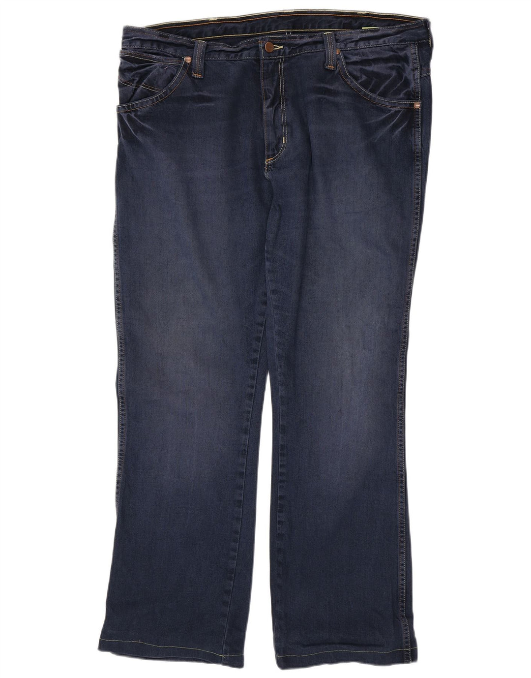 WRANGLER Mens Dayton Straight Jeans W38 L31 Blue Cotton
