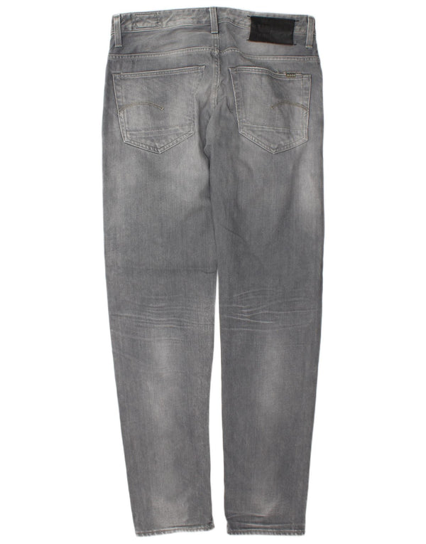 G-Star Mens Slim Jeans W32 L34 Grey Cotton