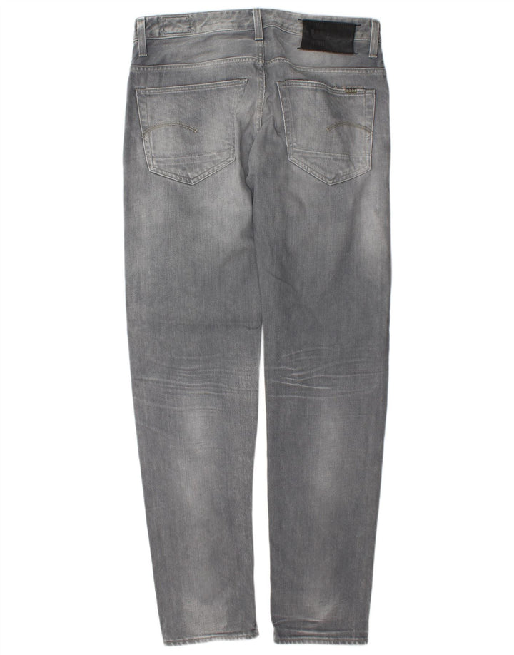 G-Star Mens Slim Jeans W32 L34 Grey Cotton