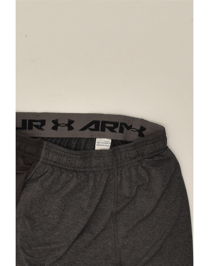 UNDER ARMOUR Mens Graphic Sport Shorts Small Grey Polyester | Vintage Under Armour | Thrift | Second-Hand Under Armour | Used Clothing | Messina Hembry 