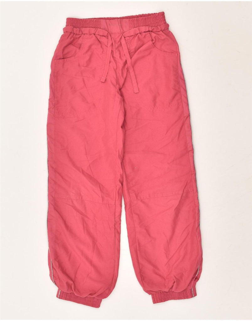 CHAMPION Girls Tracksuit Trousers Joggers 7-8 Years Small Pink Polyester | Vintage Champion | Thrift | Second-Hand Champion | Used Clothing | Messina Hembry 