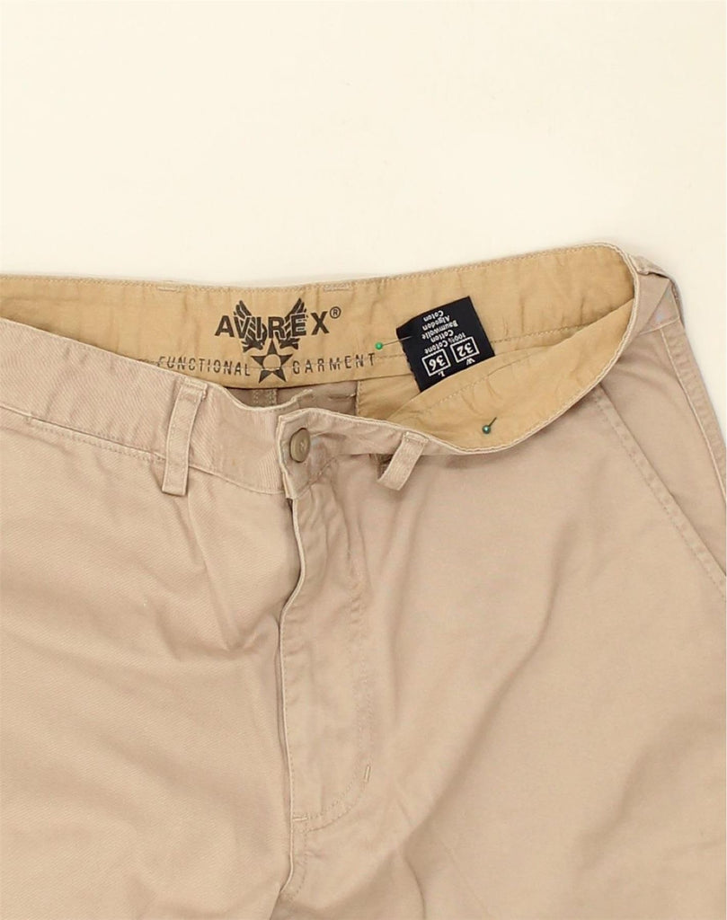 AVIREX Mens Straight Chino Trousers W32 L31  Beige Cotton | Vintage Avirex | Thrift | Second-Hand Avirex | Used Clothing | Messina Hembry 