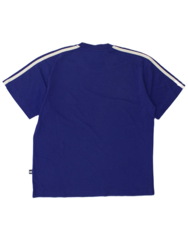 Adidas Boys T-Shirt Top 11-12 Years Blue Cotton