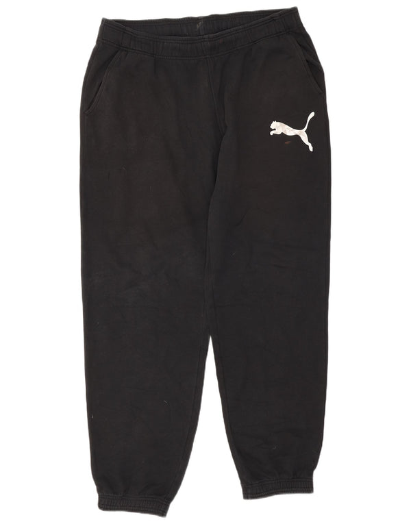 Puma Mens Tracksuit Trousers Joggers XL Black Cotton