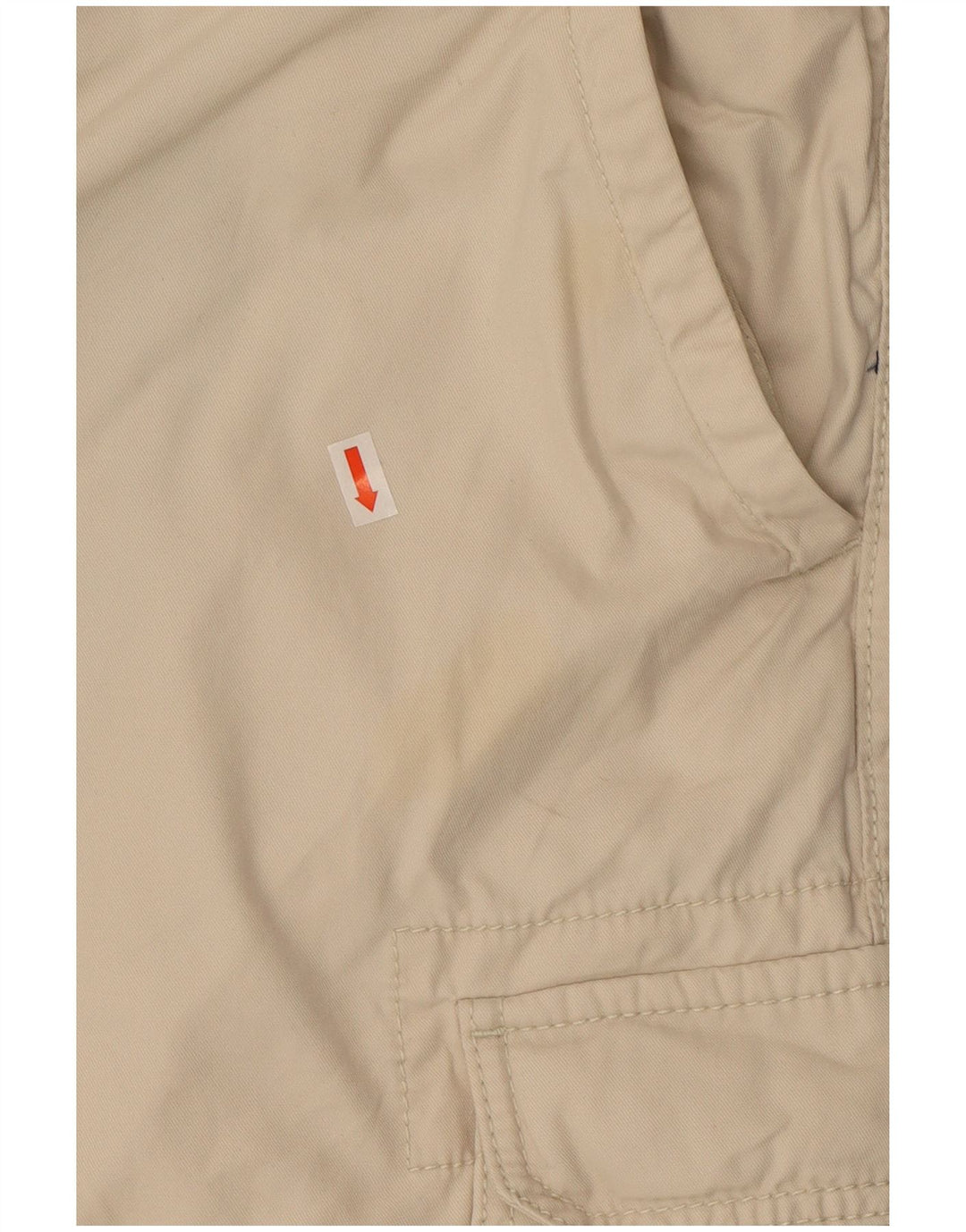 Tommy Hilfiger Mens Cargo Shorts W36 Large Beige Cotton