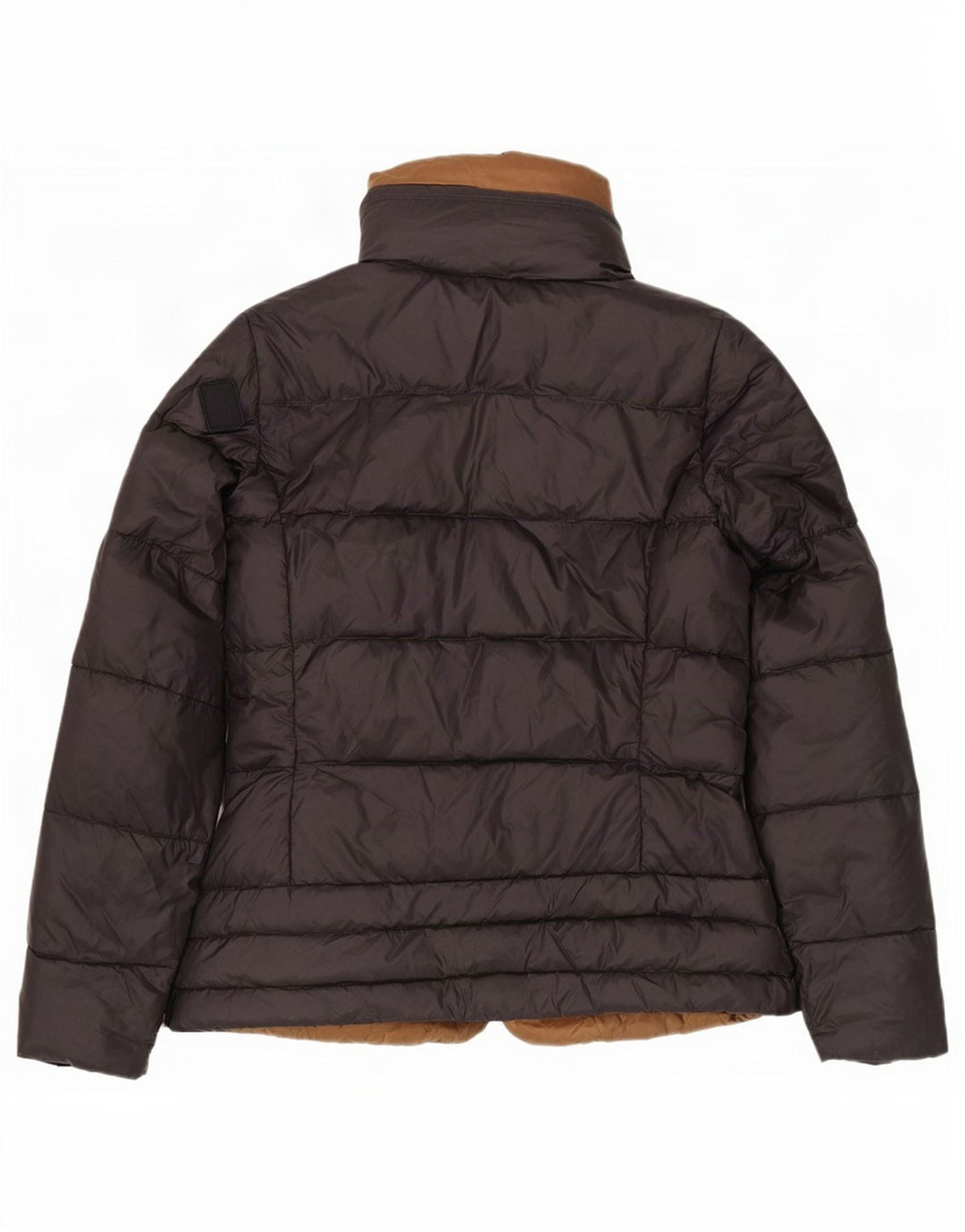 Blauer Womens Hooded Padded Jacket UK 12 Medium Black Polyamide