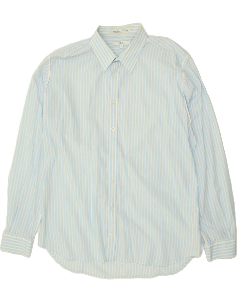 GANT Mens Shirt XL Blue Pinstripe Cotton Vintage Gant and Second-Hand Gant from Messina Hembry 