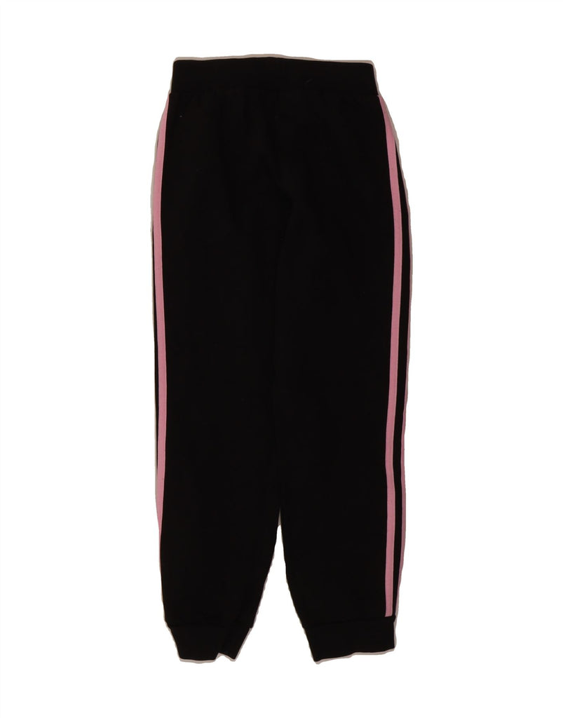 ADIDAS Girls Tracksuit Trousers Joggers 9-10 Years  Black Cotton Vintage Adidas and Second-Hand Adidas from Messina Hembry 