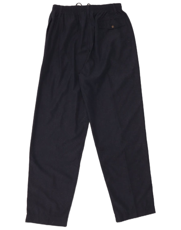 AUSTRALIAN L'ALPINA Mens Chino Trousers IT 50 Large W30 L30 Navy Blue