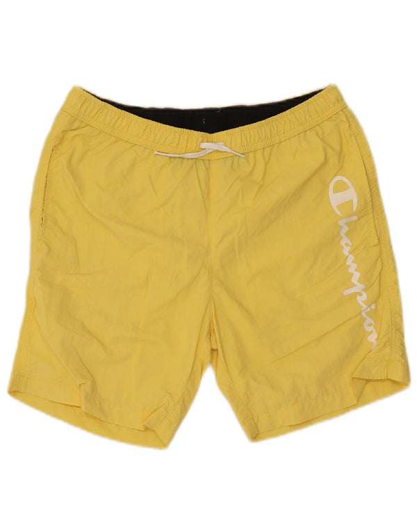Champion Boys Graphic Sport Shorts 15-16 Years 2XL  Yellow Polyamide