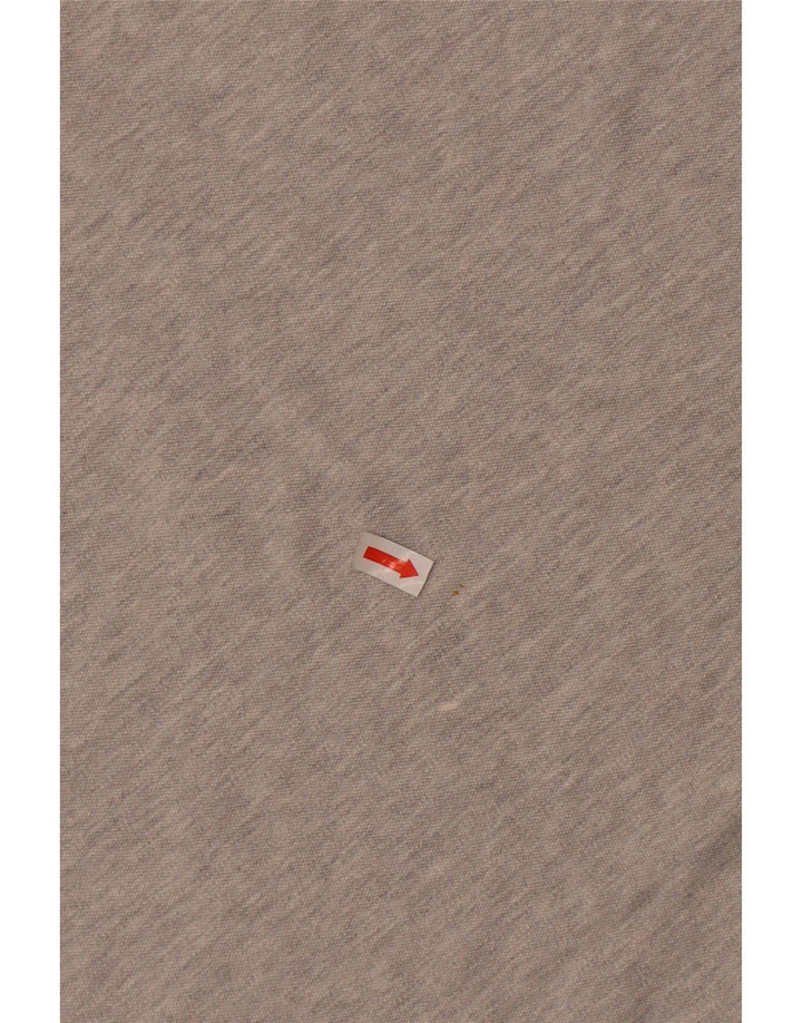 Kappa Mens Polo Shirt Large Grey Cotton