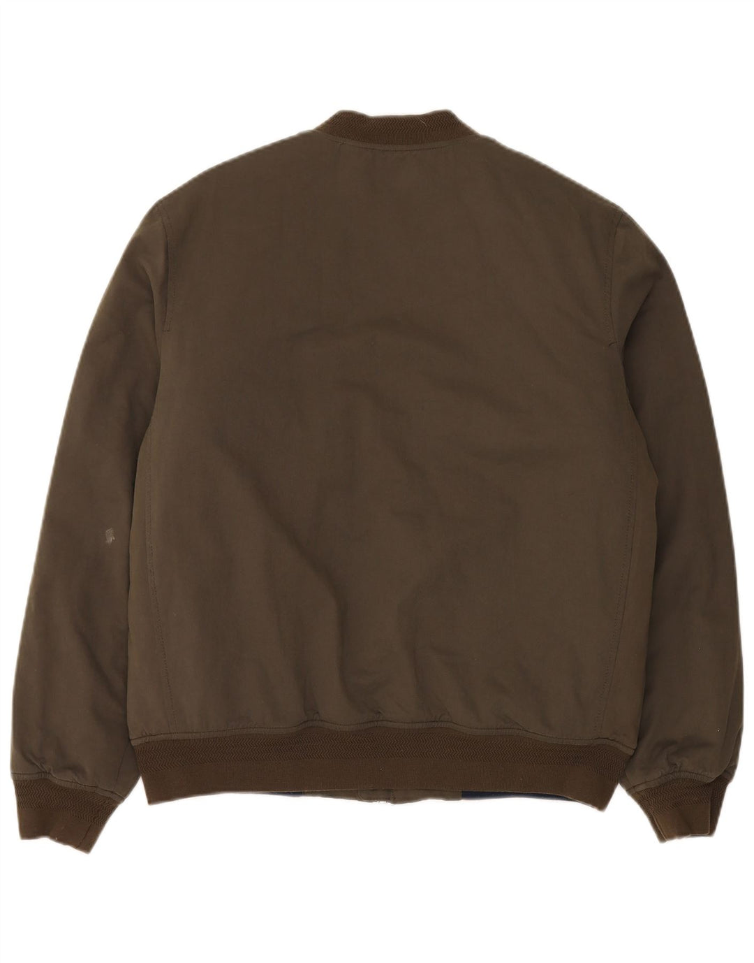 Jack Wills Mens Bomber Jacket UK 40 Large Khaki Polyamide