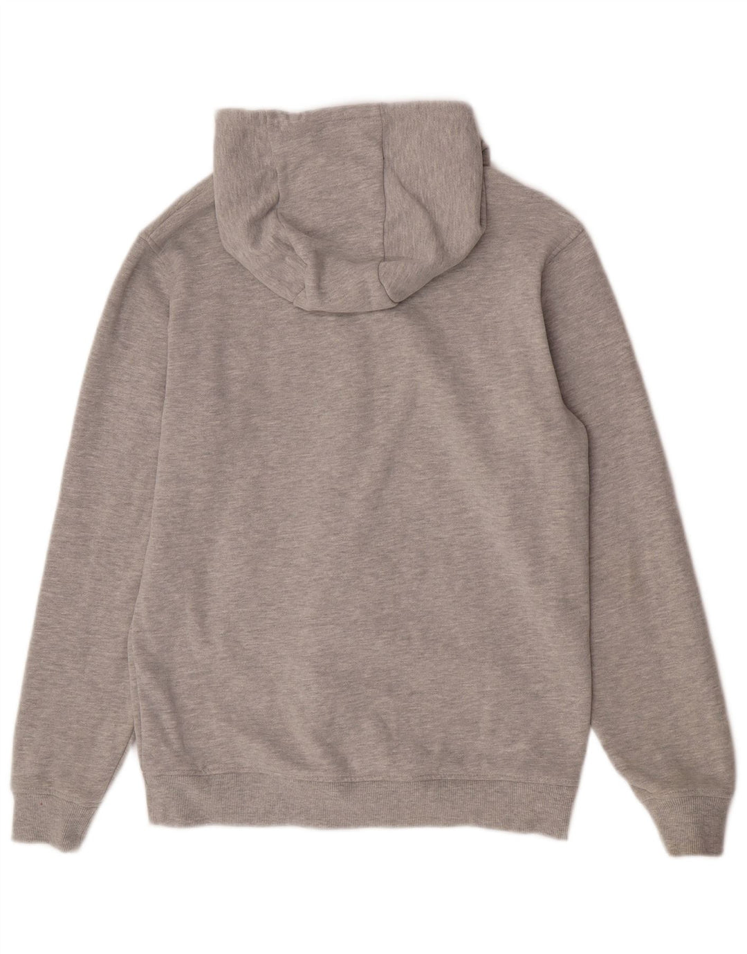 Animal Mens Graphic Zip Hoodie Sweater Medium Grey Flecked Cotton