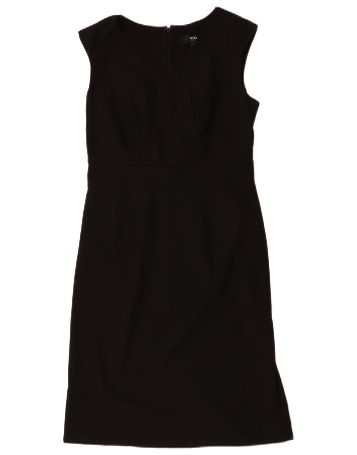 MOSSIMO Womens Sleeveless Sheath Dress US 4 Small Black Polyester