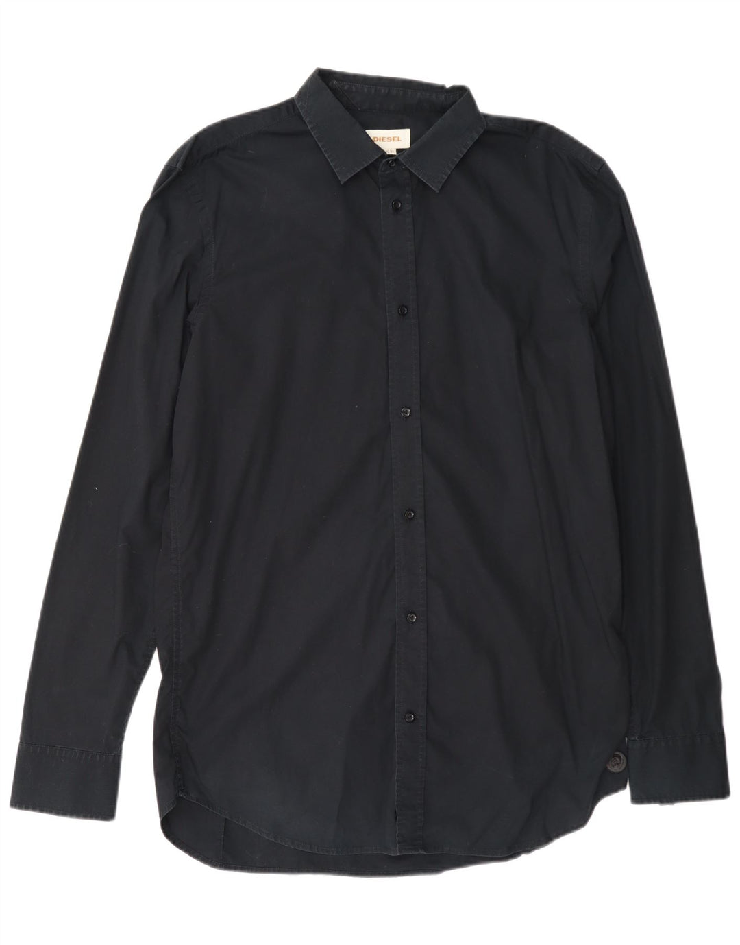 Diesel Mens Shirt XL Black Cotton