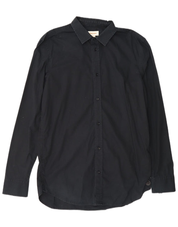 Diesel Mens Shirt XL Black Cotton