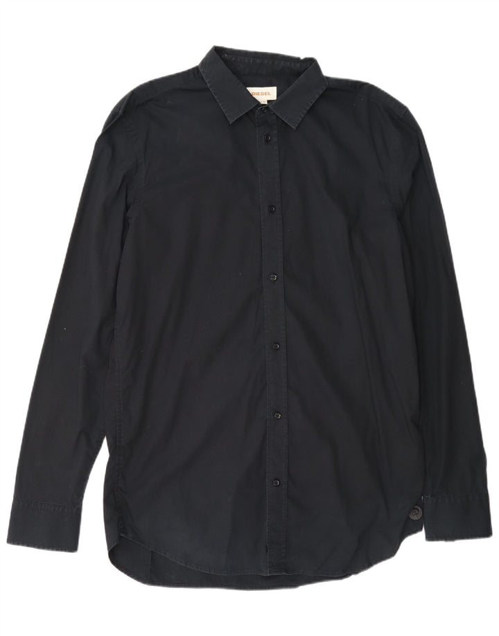 Diesel Mens Shirt XL Black Cotton