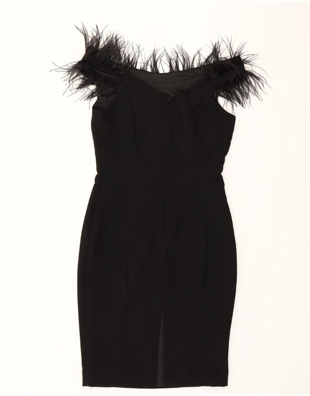 COAST Womens Sleeveless Bodycon Dress UK 10 Small Black Polyester Vintage Coast and Second-Hand Coast from Messina Hembry 