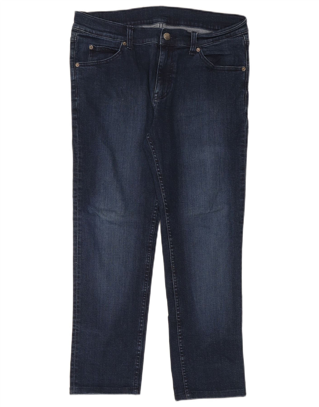 Cheap Monday Womens Straight Jeans W32 L26 Navy Blue Cotton