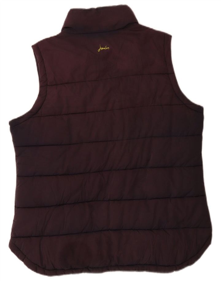 Joules Womens Padded Gilet UK 14 Large Navy Blue Polyester