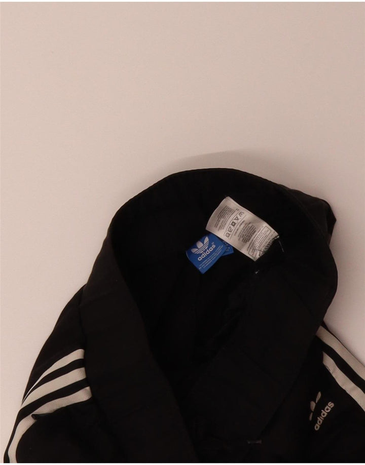 ADIDAS Womens Tracksuit Trousers UK 12 Medium Black Cotton Vintage Adidas and Second-Hand Adidas from Messina Hembry 