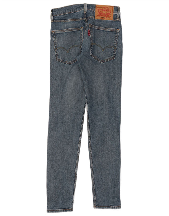 Levi's Womens 512 Slim Tapered Jeans W30 L31 Blue Cotton
